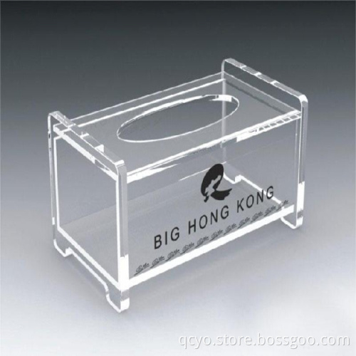 u-shaped acrylic napkin holder with drawer QCY-TB-22